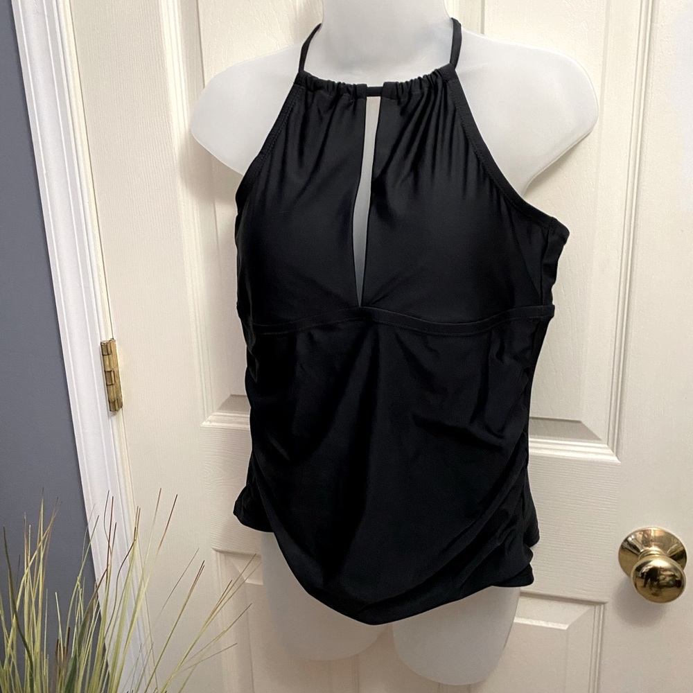 Women’s black bathing suit top Large 12/14
